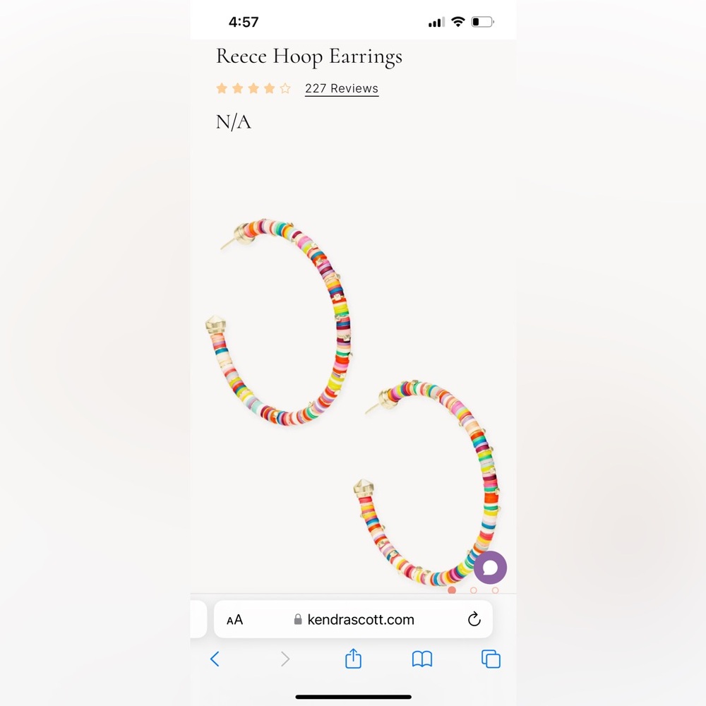 Kendra Scott Reece Hoops